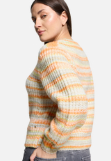 Strickpullover mit Effektgarn / Detailbild