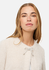 Strickjacke mit Schleife / Detailbild