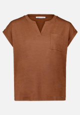 Casual-Shirt mit Perlen / Vorderseite