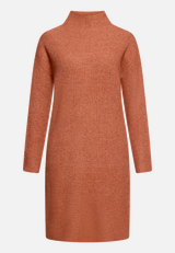 Strickkleid mit Stehkragen / Vorderseite