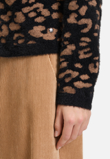 Strick-Cardigan mit Jacquard / Detailbild