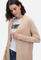 Feinstrickjacke mit Taschen / Detailbild