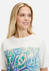 Rundhals-Shirt mit Schleifenknoten / Detailbild