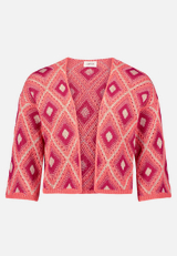Casual-Strickjacke mit 3/4 Arm / Vorderseite