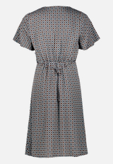 Blusenkleid Mini mit grafischem Muster  / Rückseite