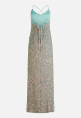 Abendkleid figurbetont / Rückseite
