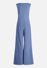 Jumpsuit mit weitem Bein / Rückseite