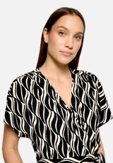 Eleganter Jumpsuit  mit grafischem Muster / Detailbild