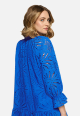 Stufenkleid mit 3/4 Arm / Detailbild