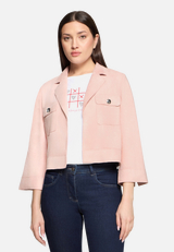Blazer-Jacke mit 3/4 Arm / Modellfoto Vorderseite