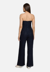 Jumpsuit mit Spitze / Modellfoto Rückseite