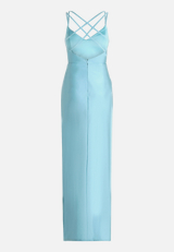 Abendkleid figurbetont / Rückseite