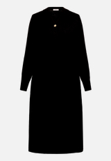 Strickkleid mit Kragen / Vorderseite