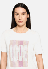 Kurzarm-Shirt mit Rundhalsausschnitt / Detailbild