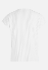 Kurzarm-Shirt mit Plissee / Rückseite