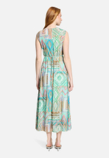 Midikleid ohne Arm / Modellfoto Rückseite