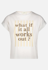 Printshirt mit Ärmelaufschlag / Vorderseite