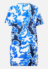 Hemdblusenkleid mit Print / Rückseite