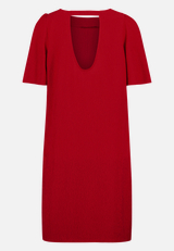 T-Shirt- Kleid  mit Rundhalsausschnitt  / Rückseite