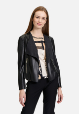 Blazer-Jacke ohne Verschluss / Modellfoto Vorderseite