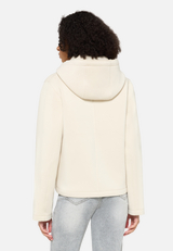 Kapuzenjacke mit abnehmbarer Kapuze / Modellfoto Rückseite