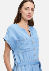 Jumpsuit mit aufgesetzten Taschen / Detailbild