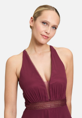 Abendkleid mit Spitze / Detailbild