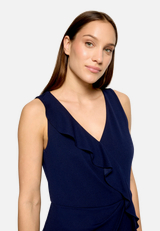 Jumpsuit mit Volant / Detailbild