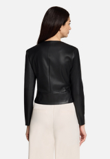 Blazer-Jacke mit Reißverschluss / Modellfoto Rückseite