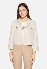 Blazer-Jacke mit 3/4 Arm / Modellfoto Vorderseite