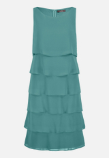 Cocktailkleid mit Volant / Vorderseite