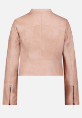 Casual-Jacke mit Stehkragen / Rückseite