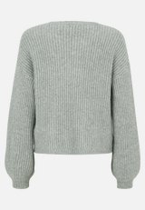 Strick-Cardigan mit Taschen / Rückseite