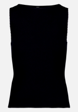 Stricktop  mit U-Boot Ausschnitt  / Vorderseite