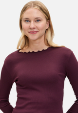 Langarm-Shirt mit Kragen / Detailbild