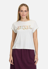 Casual-Shirt mit Rundhalsausschnitt / Modellfoto Vorderseite