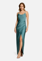 Abendkleid figurbetont / Modellfoto Vorderseite