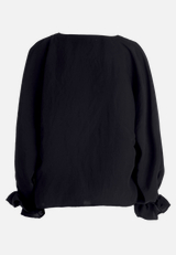 Casual-Bluse mit Schleifenknoten / Rückseite