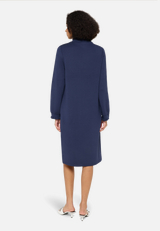Casual-Kleid mit Eingrifftaschen / Modellfoto Rückseite