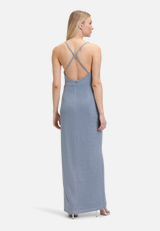 Abendkleid figurbetont / Modellfoto Rückseite