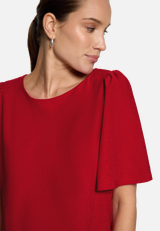 T-Shirt- Kleid  mit Rundhalsausschnitt  / Detailbild