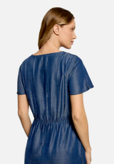 Casual-Kleid mit Flügelärmeln / Detailbild