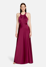Abendkleid mit Cut-Outs / Modellfoto Vorderseite