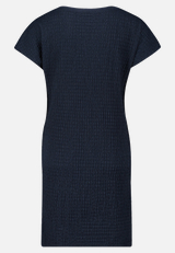 Plisseekleid kurzarm / Rückseite