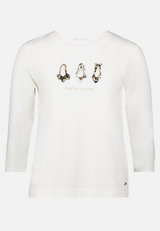 Casual-Shirt mit Print / Vorderseite