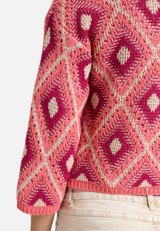 Casual-Strickjacke mit 3/4 Arm / Detailbild