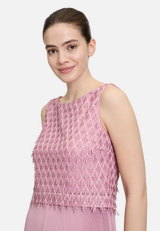 Cocktailkleid mit Plissee / Detailbild