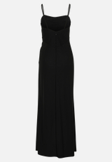 Abendkleid mit Raffung / Rückseite