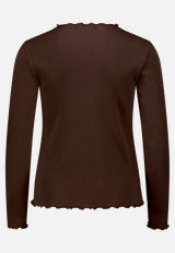 Langarm-Shirt mit Kragen / Rückseite