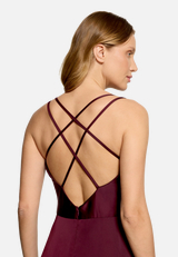 Abendkleid mit V-Ausschnitt / Detailbild